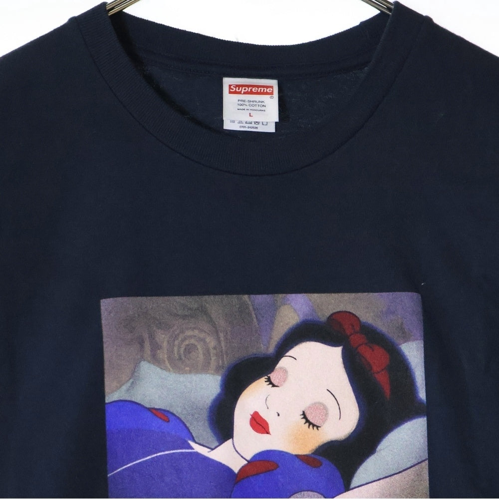 SUPREME(シュプリーム) 24AW Snow White Tee スノーホワイト 白雪姫 半袖Tシャツ ネイビー