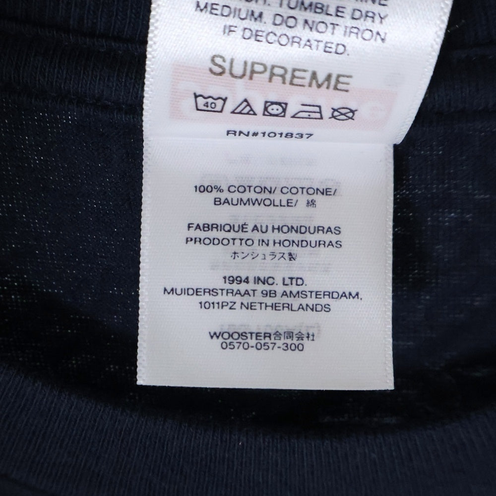 SUPREME(シュプリーム) 24AW Snow White Tee スノーホワイト 白雪姫 半袖Tシャツ ネイビー