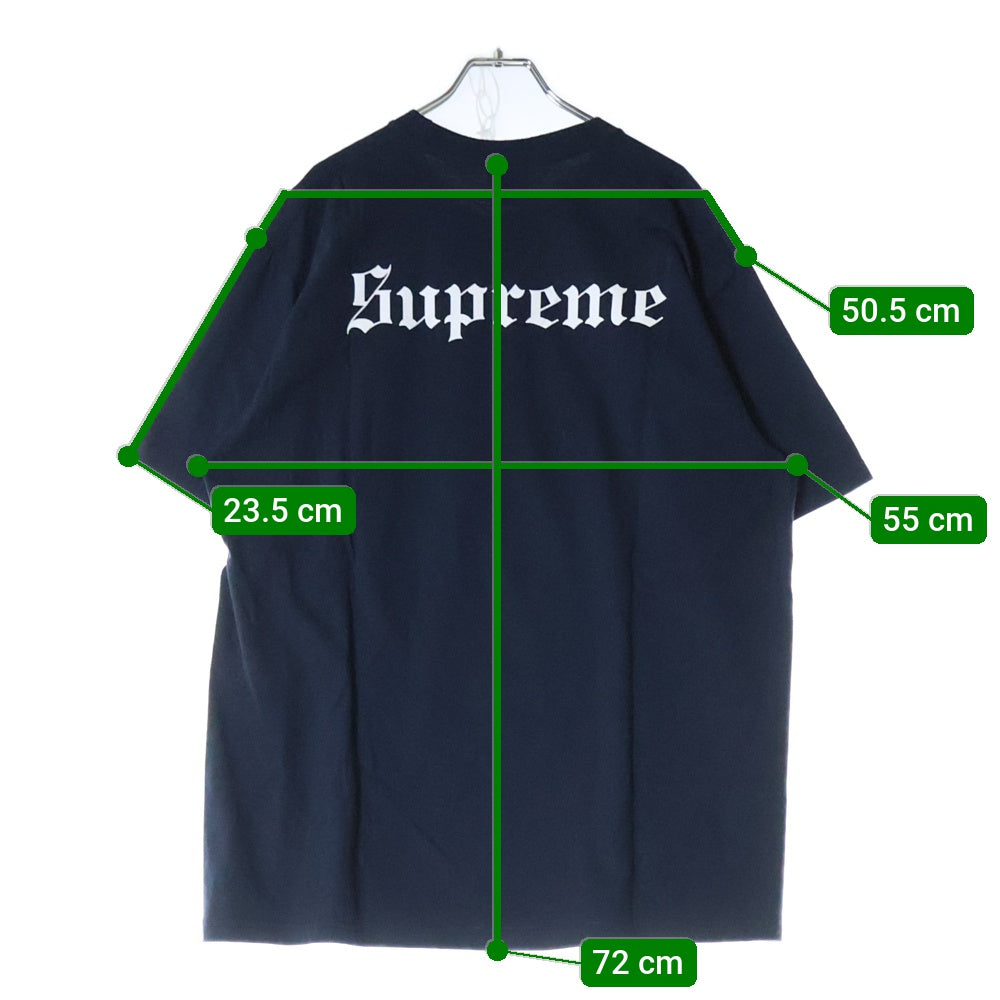 SUPREME(シュプリーム) 24AW Snow White Tee スノーホワイト 白雪姫 半袖Tシャツ ネイビー