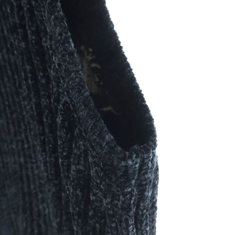SUPREME(シュプリーム) 24AW Chenille Sweater Vest シェニール ニットセーター ベスト ブラック