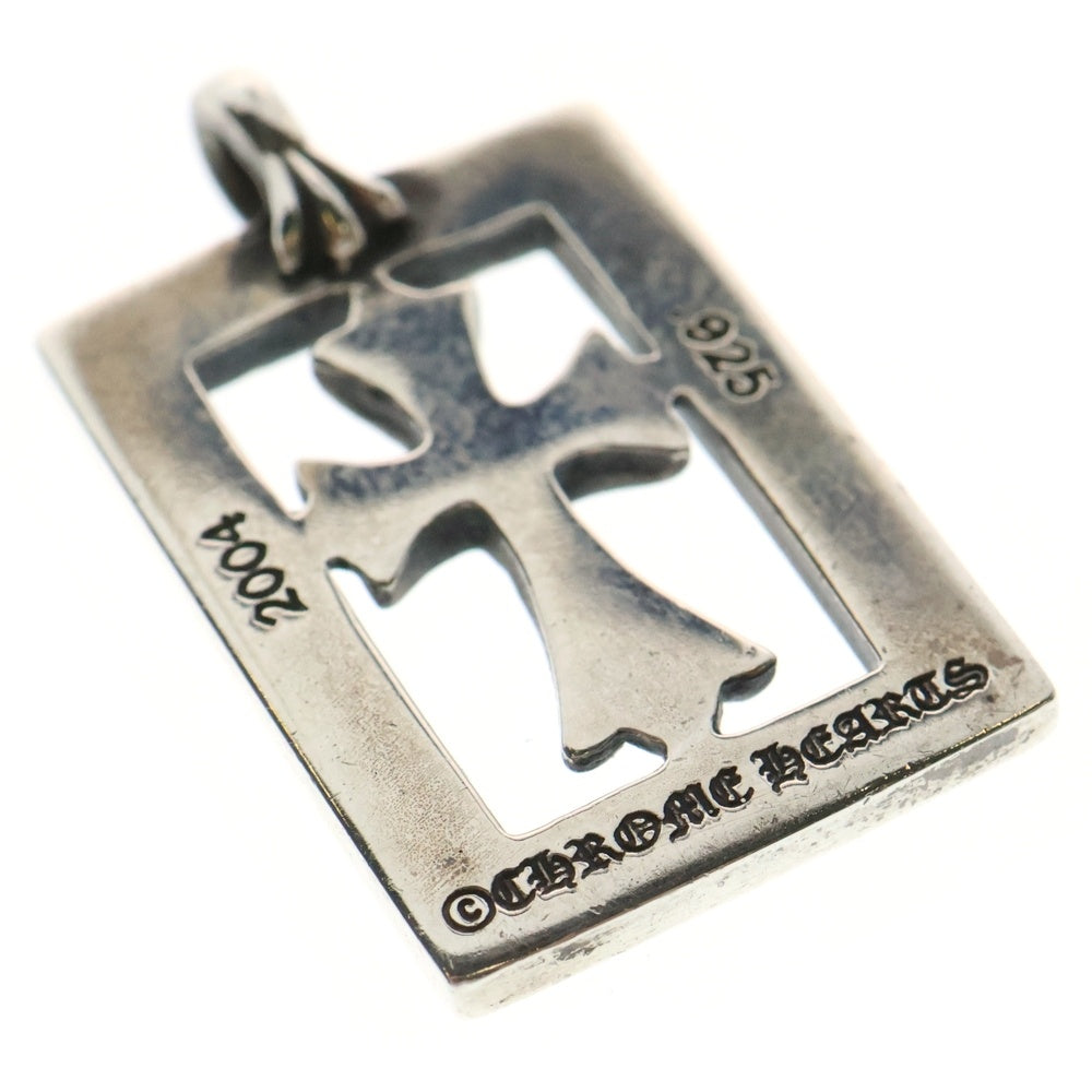 CHROME HEARTS(クロムハーツ) FRMD OPN BBYFAT フレームドオープンベイビーファット ペンダントトップ シルバー BCA274