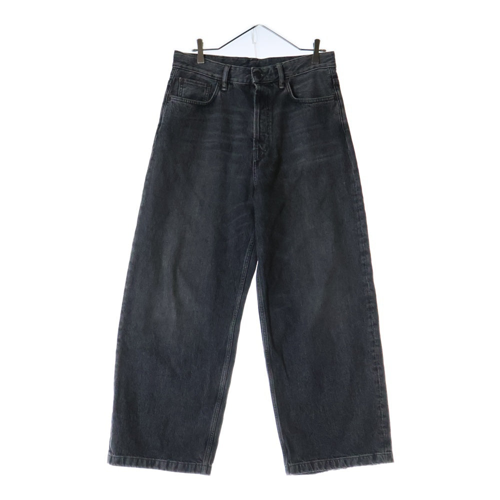 ACNE(アクネ) Loose Fit Jeans 1989 ルーズフィットジーンズ ワイドデニムパンツ B00322 ブラック
