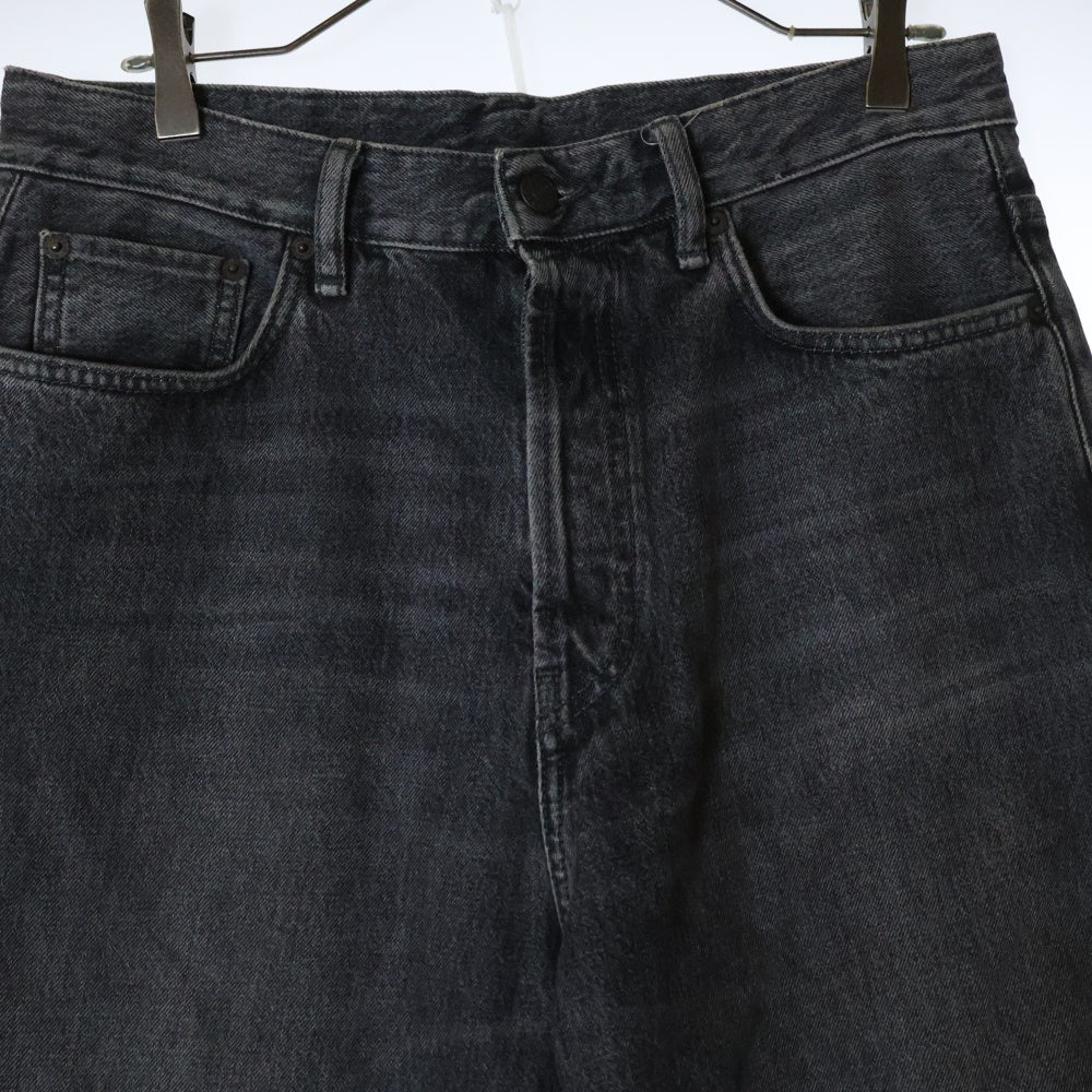 ACNE(アクネ) Loose Fit Jeans 1989 ルーズフィットジーンズ ワイドデニムパンツ B00322 ブラック