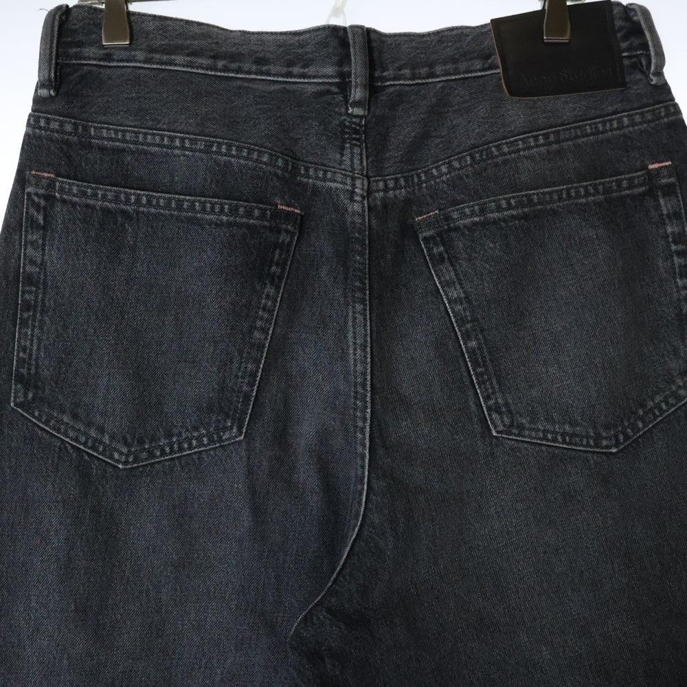 ACNE(アクネ) Loose Fit Jeans 1989 ルーズフィットジーンズ ワイドデニムパンツ B00322 ブラック