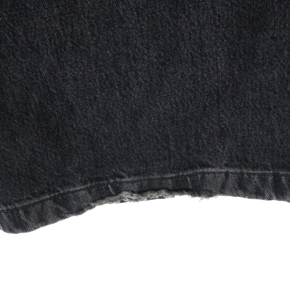 ACNE(アクネ) Loose Fit Jeans 1989 ルーズフィットジーンズ ワイドデニムパンツ B00322 ブラック
