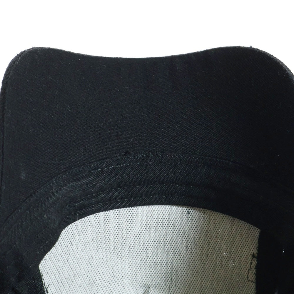 Mowalola(モワローラ) MOWALOLA CAP モワローラキャップ ロゴエンブロイダリーキャップ 帽子 ブラック