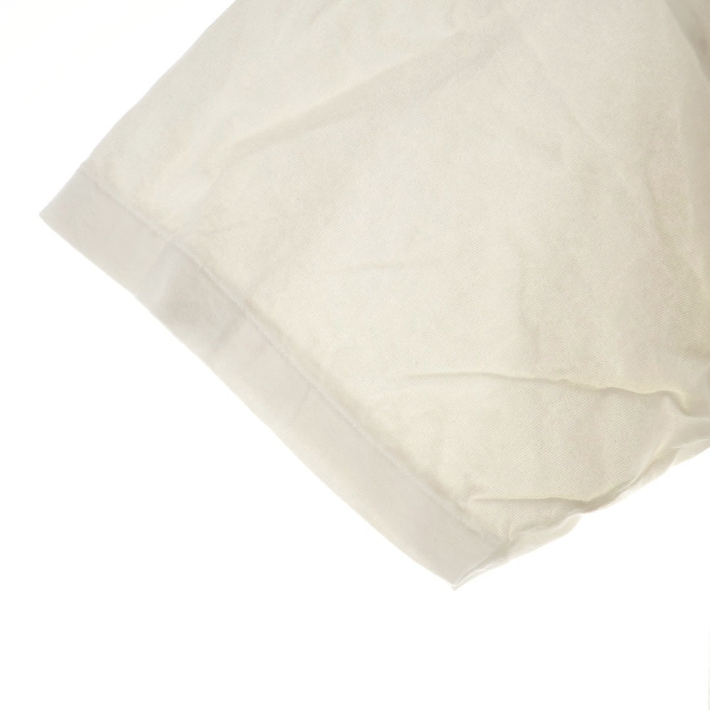 SAINT MICHAEL(セントマイケル) 24AW VANITY S/S T-SHIRT ヴァニティショートスリーブTシャツ ロゴプリント半袖Tシャツ SM-YS-1-0000-006 ホワイト