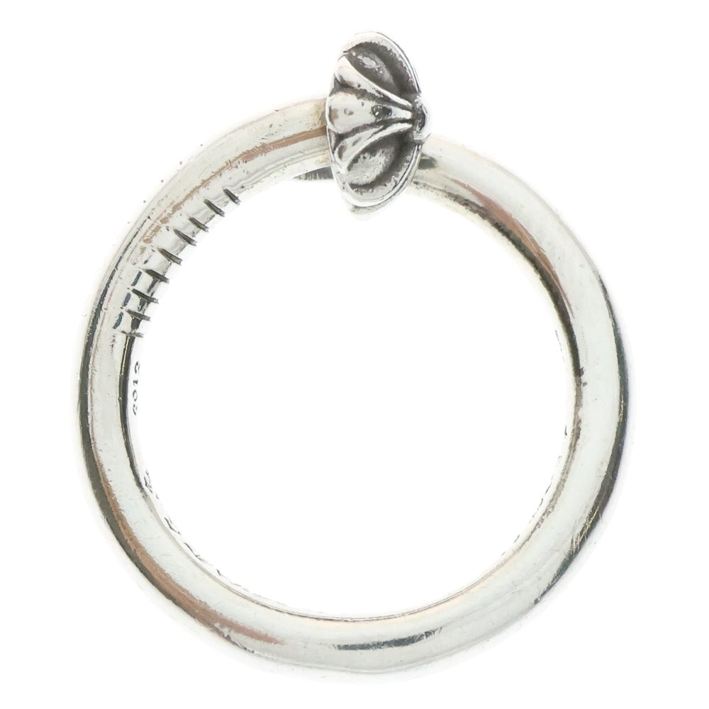 CHROME HEARTS(クロムハーツ) NAIL CRSBALL ネイル クロスボール リング シルバー BCA349