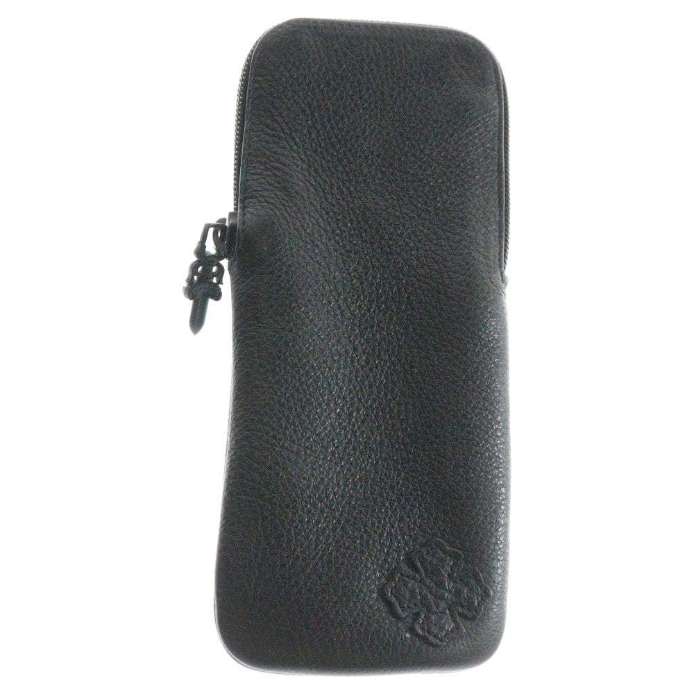 CHROME HEARTS(クロムハーツ) CASE ダガージップ アイウェアケース レザー眼鏡ケース ブラック
