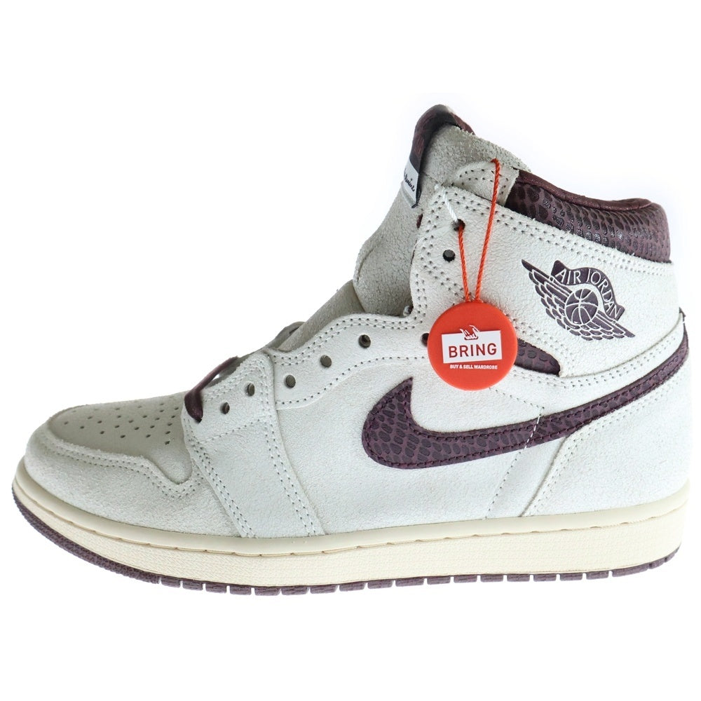NIKE(ナイキ) ×A Ma Maniere AIR JORDAN1 RETRO HIGH OG SP アママニエール エアジョーダン1 ハイカットスニーカー アイボリー US9/27cm DO7097-100