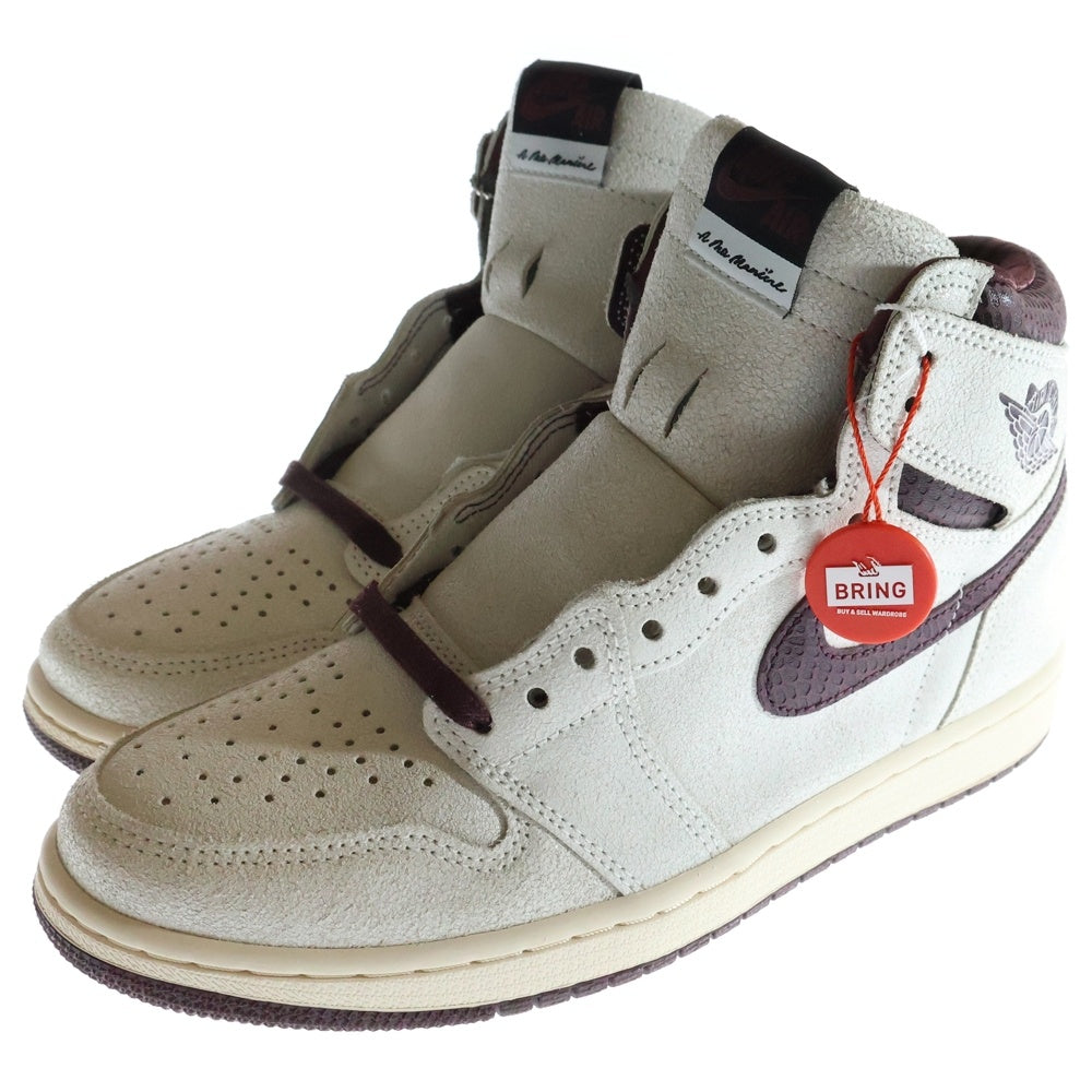 NIKE(ナイキ) ×A Ma Maniere AIR JORDAN1 RETRO HIGH OG SP アママニエール エアジョーダン1 ハイカットスニーカー アイボリー US9/27cm DO7097-100