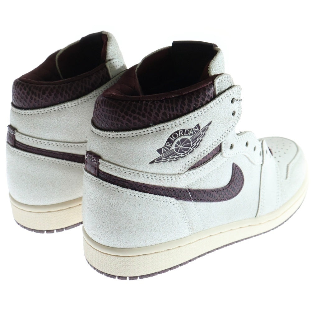 NIKE(ナイキ) ×A Ma Maniere AIR JORDAN1 RETRO HIGH OG SP アママニエール エアジョーダン1 ハイカットスニーカー アイボリー US9/27cm DO7097-100