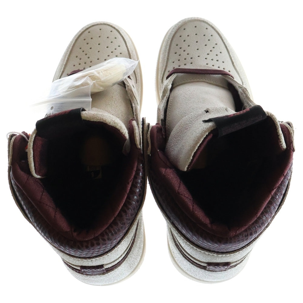 NIKE(ナイキ) ×A Ma Maniere AIR JORDAN1 RETRO HIGH OG SP アママニエール エアジョーダン1 ハイカットスニーカー アイボリー US9/27cm DO7097-100