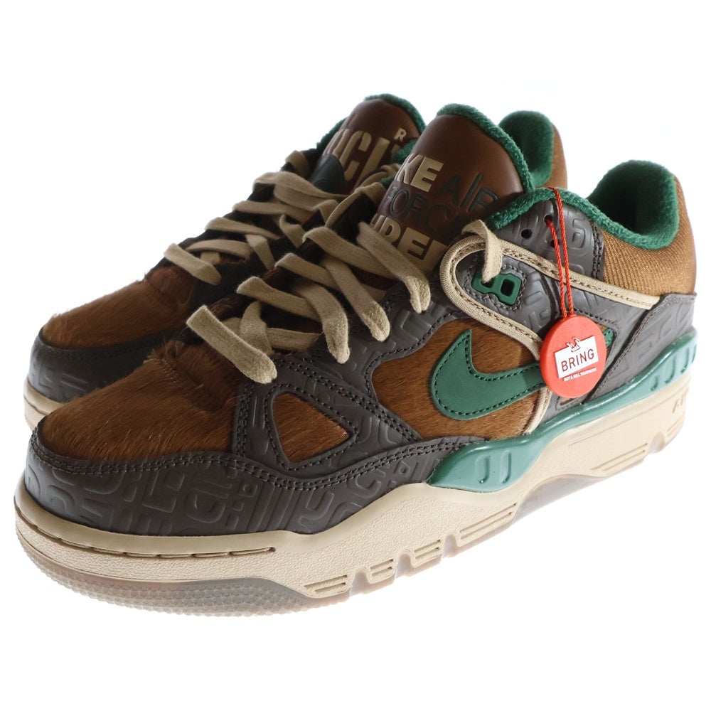 NIKE(ナイキ) ×NIGO AIR AIR FORCE3 LOW SP ニゴー エアフォース3 ローカットスニーカー ブラウン US9/27cm HQ0260-201