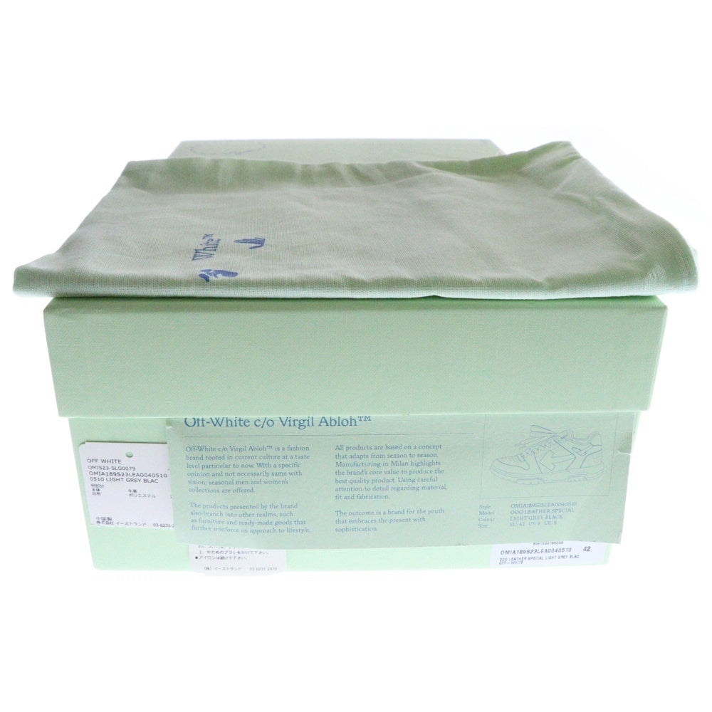 OFF-WHITE(オフホワイト) Out of Office Sneaker アウトオブオフィス ローカットスニーカー グレー OMIA189S23LEA0040510