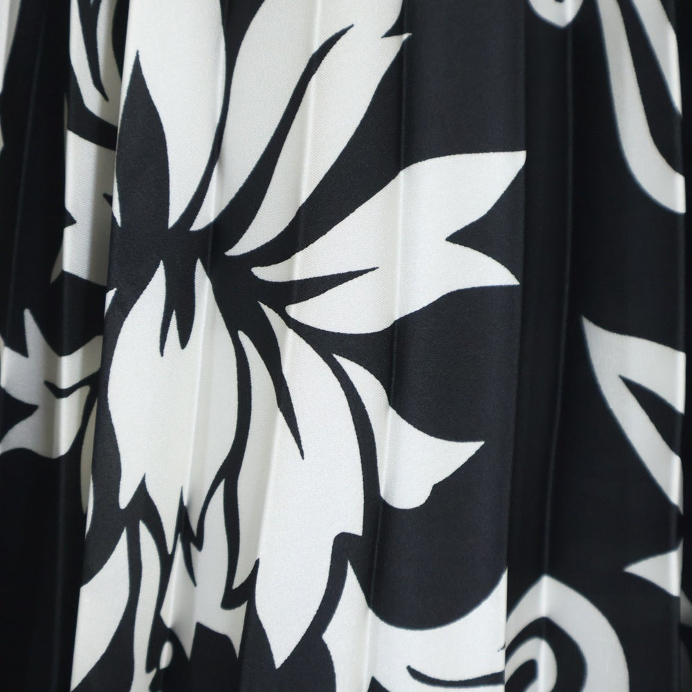Sacai(サカイ) Floral Print Skirt 花柄プリーツスカート ブラック レディース 24-07054