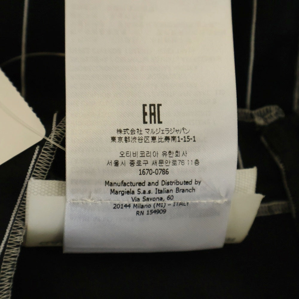 MM6 Maison Margiela(エムエムシックスメゾンマルジェラ) 22AW ピンストライプペンシルロングワンピース ブラック レディース S62CT0230 S60386