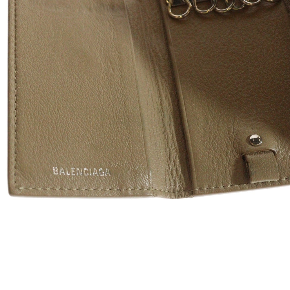 BALENCIAGA(バレンシアガ) Key Case レザーキーケース ベージュ 499204