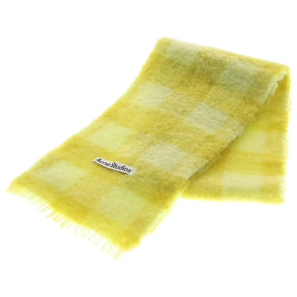 Acne Studios(アクネ ストゥディオズ) MOHAIR CHECKED モヘア チェック マフラー FN UX SCAR000119