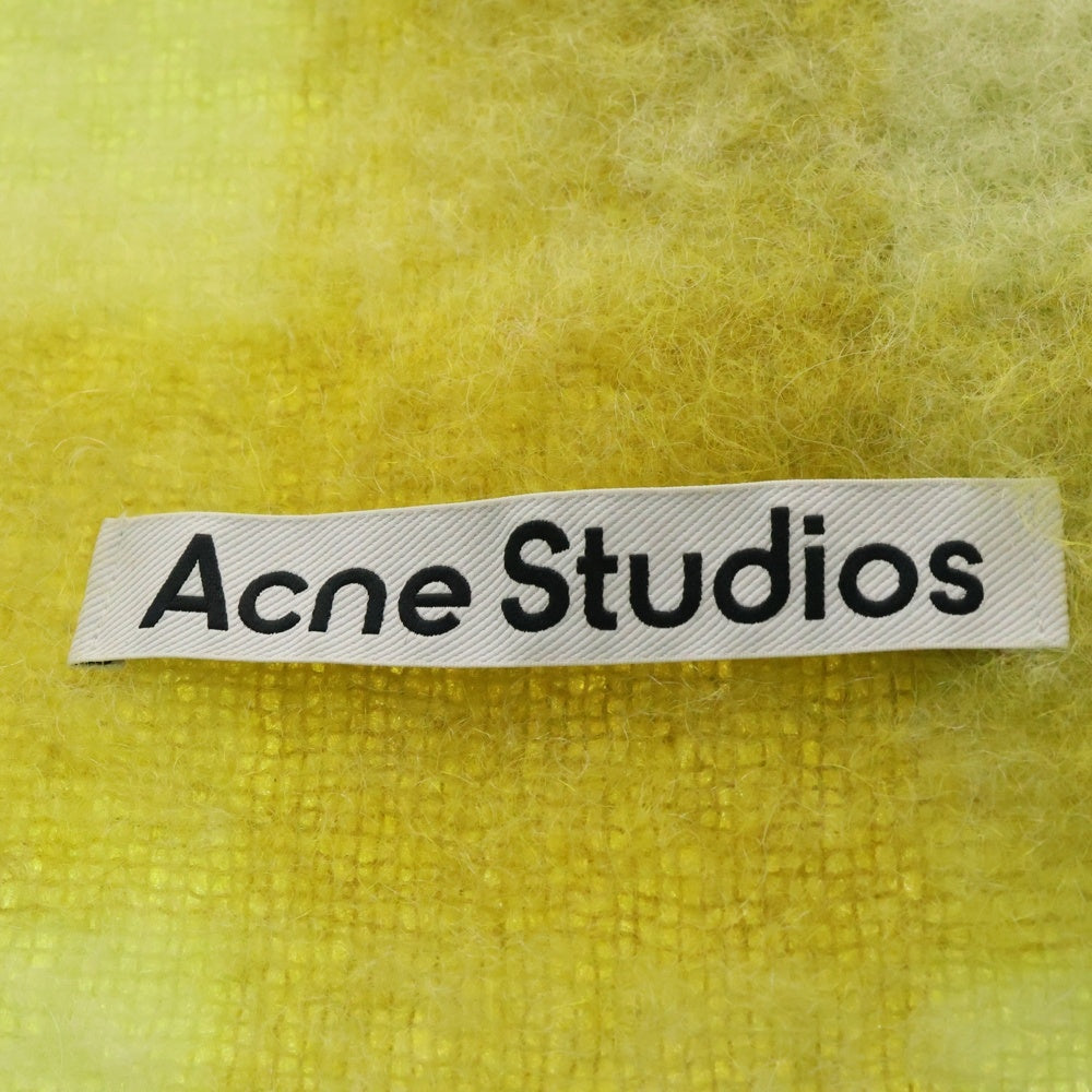Acne Studios(アクネ ストゥディオズ) MOHAIR CHECKED モヘア チェック マフラー FN UX SCAR000119