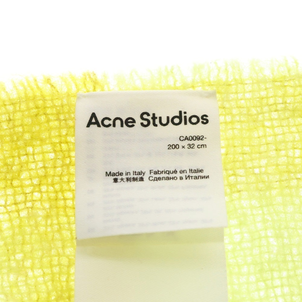 Acne Studios(アクネ ストゥディオズ) MOHAIR CHECKED モヘア チェック マフラー FN UX SCAR000119