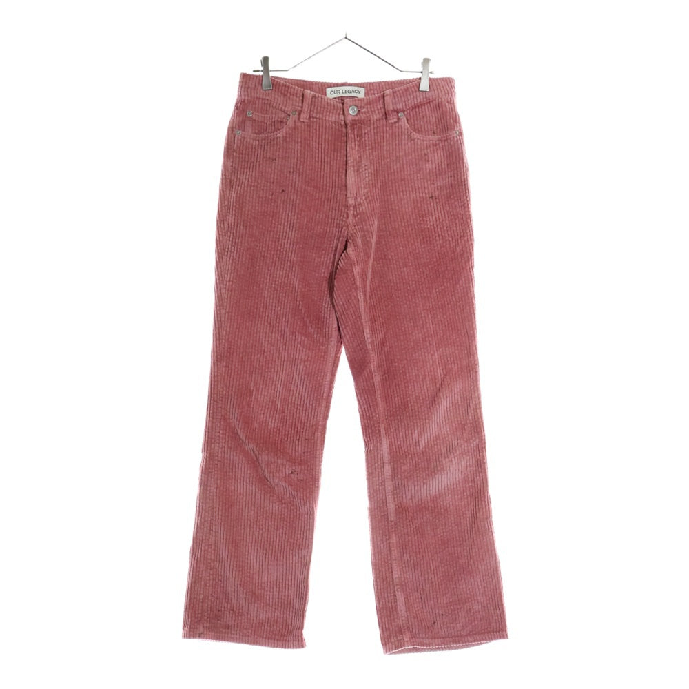 OUR LEGACY(アワーレガシー) ANTIQUE PINK RUSTIC CORD アンティーク ピンク コーデュロイパンツ M42357A