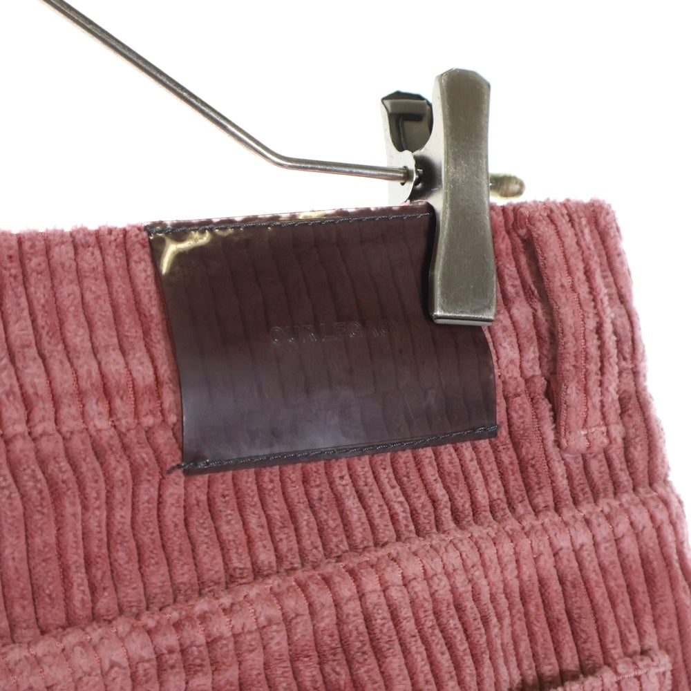 OUR LEGACY(アワーレガシー) ANTIQUE PINK RUSTIC CORD アンティーク ピンク コーデュロイパンツ M42357A