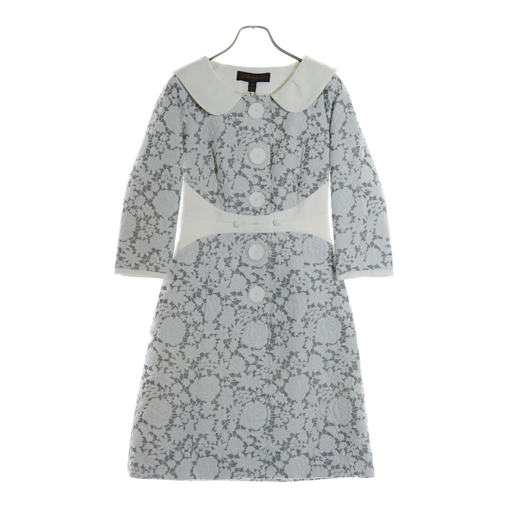 LOUIS VUITTON(ルイヴィトン) 06SS ドレスコート ワンピース 花柄 ホワイト RW061A WICO07CK7 レディース