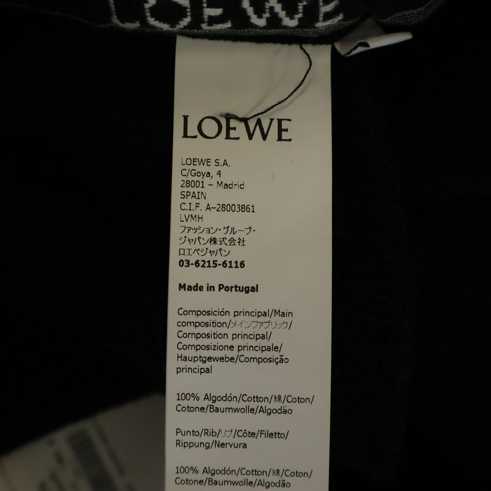 LOEWE(ロエベ) アナグラムロゴ刺繍 スウェットパンツ ジョガーパンツ ブラック H526Y27J10