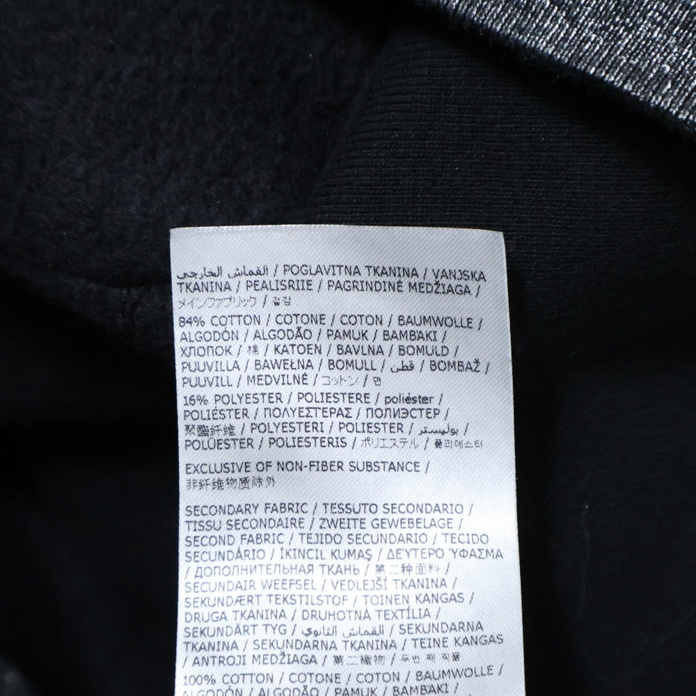 SUPREME(シュプリーム) 24SS ×MM6 Maison Margiela Foil Box Logo Hooded Sweatshirt メゾンマルジェラ ボックスロゴ プルオーバースウェットパーカー フーディー グレー
