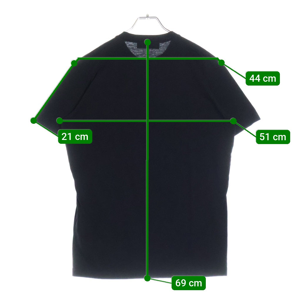 DSQUARED2(ディースクエアード) 23SS ICON T-SHIRT フロントプリント 半袖Tシャツ カットソー ブラック S79GC0064