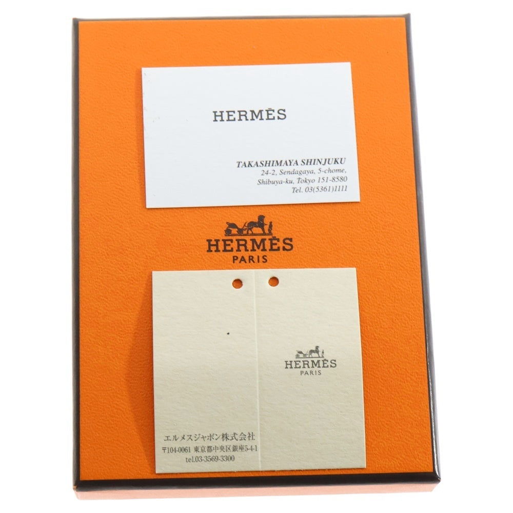 HERMES(エルメス) シチズン ツイル レザーカードケース 名刺入れ ブラック