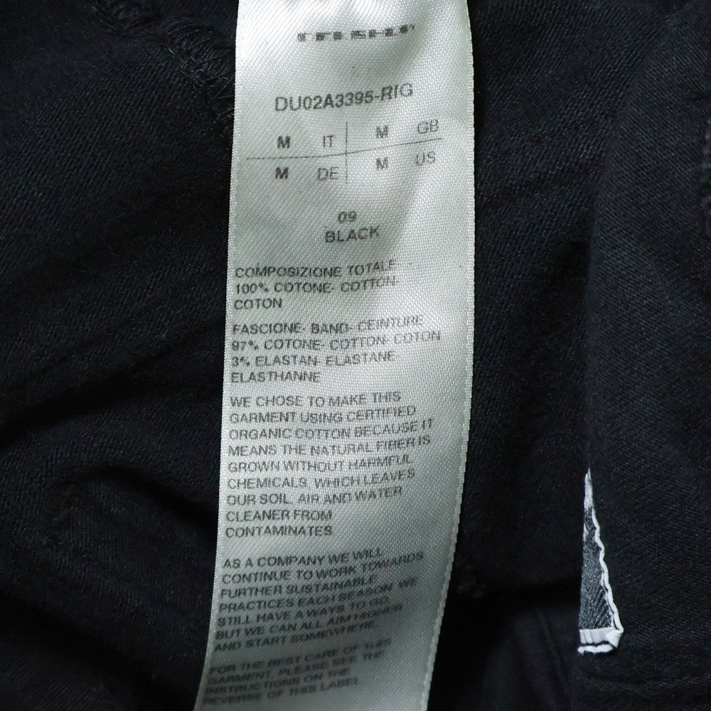 DRKSHDW(ダークシャドウ) PRISONER DRAWSTRING プリズナー ドローストリングパンツ ブラック DU02A3395-RIG