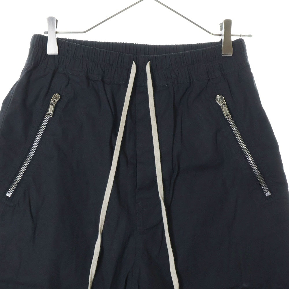 Rick Owens(リックオウエンス) 20SS Drawstring Cropped Pants ドローストリング クロップドパンツ ブラック RU20S7376-TE