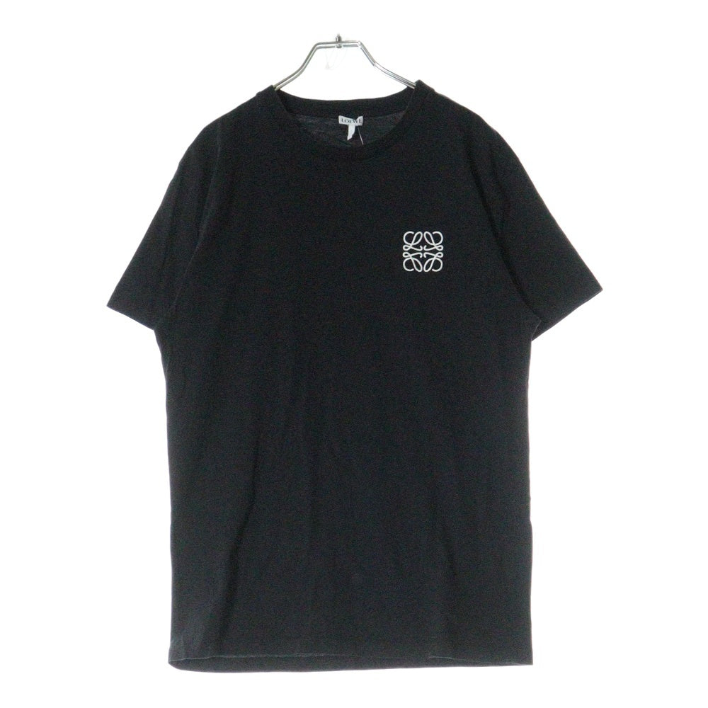 LOEWE(ロエベ) T-Shirt アナグラム ロゴ刺繍 半袖Tシャツ ブラック H6299000CR