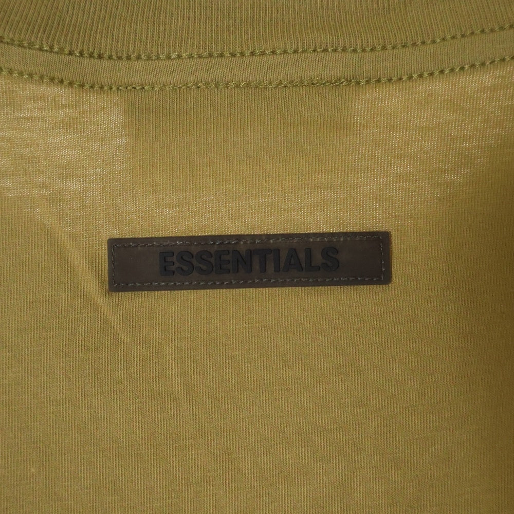 FEAR OF GOD ESSENTIALS(フィアオブゴッド エッセンシャルズ) S/S T-SHIRT バックラバーロゴ 半袖Tシャツ ブラウン