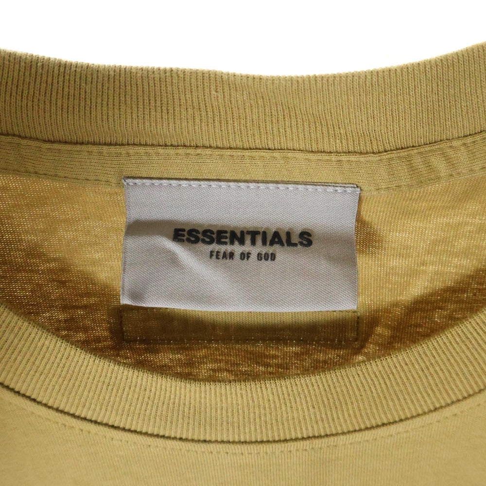 FEAR OF GOD ESSENTIALS(フィアオブゴッド エッセンシャルズ) S/S T-SHIRT バックラバーロゴ 半袖Tシャツ ブラウン