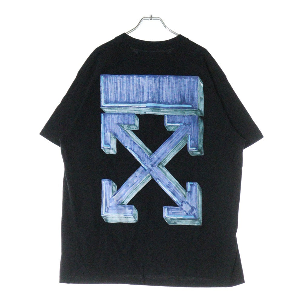 OFF-WHITE(オフホワイト) 20SS Marker Over T-Shirt オーバーサイズ半袖Tシャツ ブラック OMAA038E20JER002