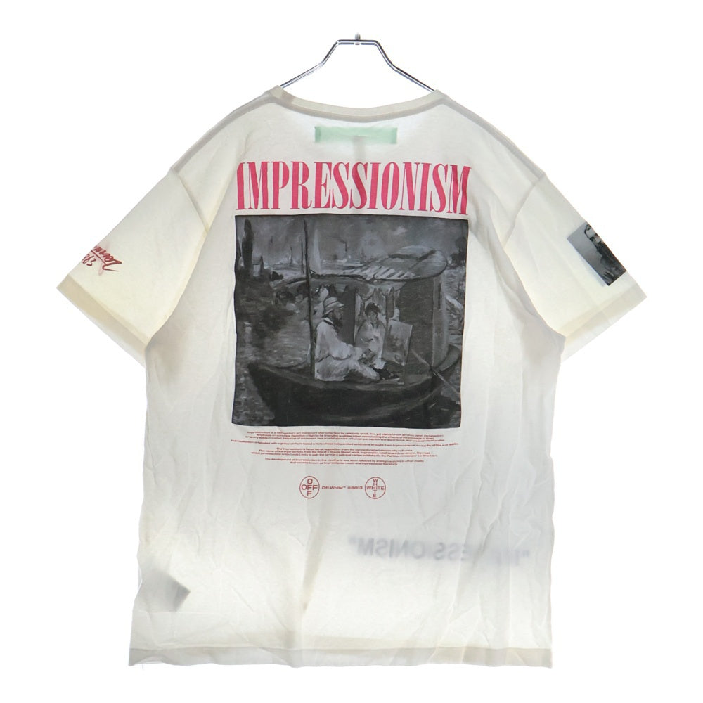 OFF-WHITE(オフホワイト) 19SS Boat Over T-Shirt オーバーサイズ半袖Tシャツ ホワイト OMAA038R19185011