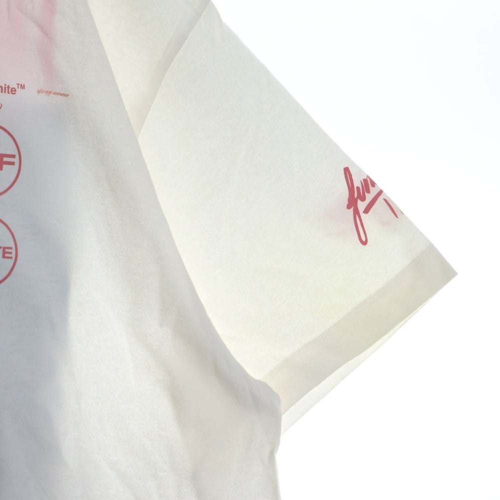 OFF-WHITE(オフホワイト) 19SS Boat Over T-Shirt オーバーサイズ半袖Tシャツ ホワイト OMAA038R19185011