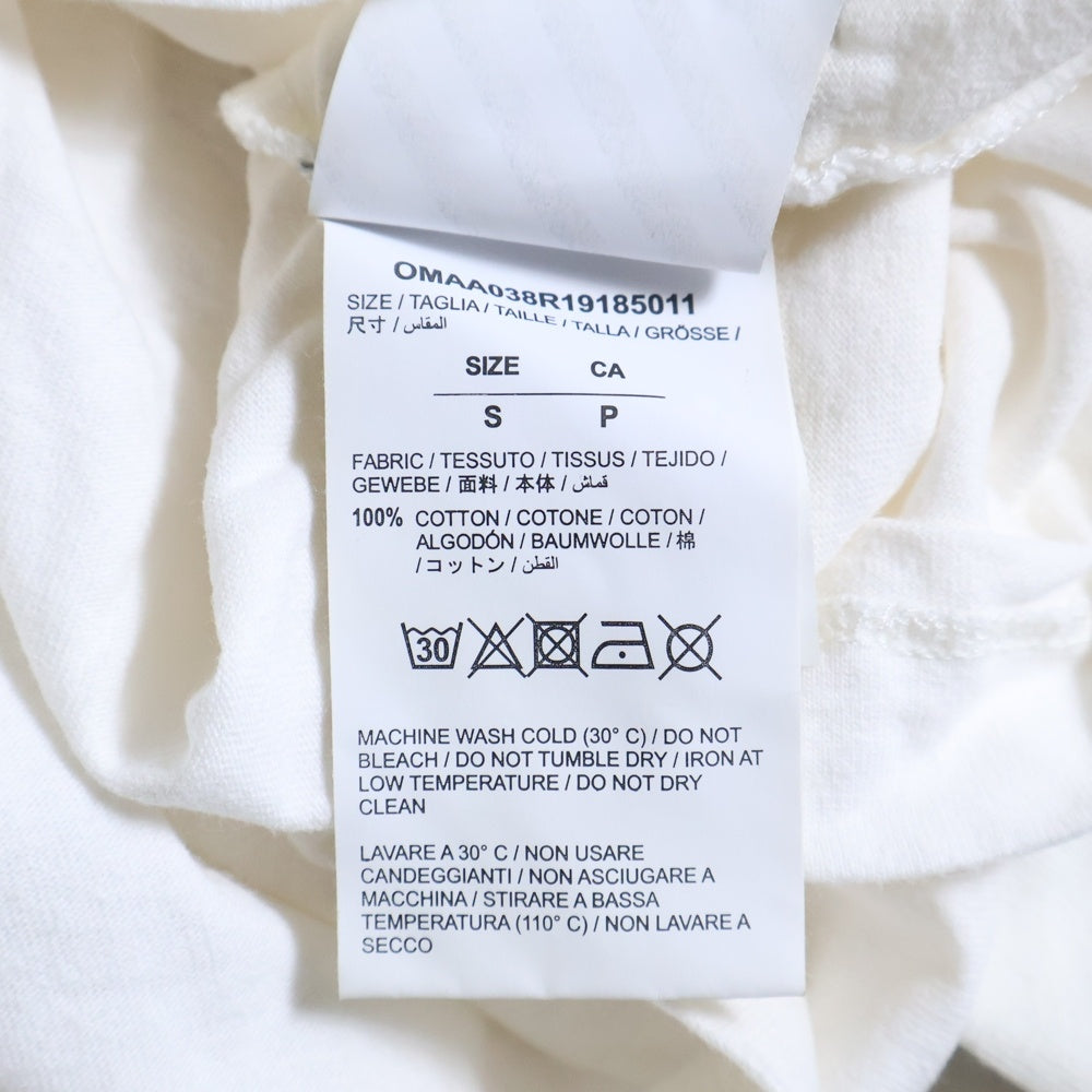 OFF-WHITE(オフホワイト) 19SS Boat Over T-Shirt オーバーサイズ半袖Tシャツ ホワイト OMAA038R19185011