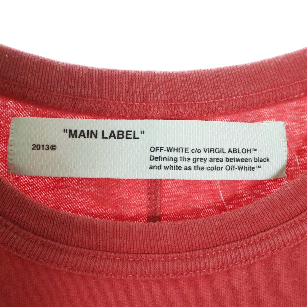 OFF-WHITE(オフホワイト) 17SS T-Shirt 半袖Tシャツ レッド