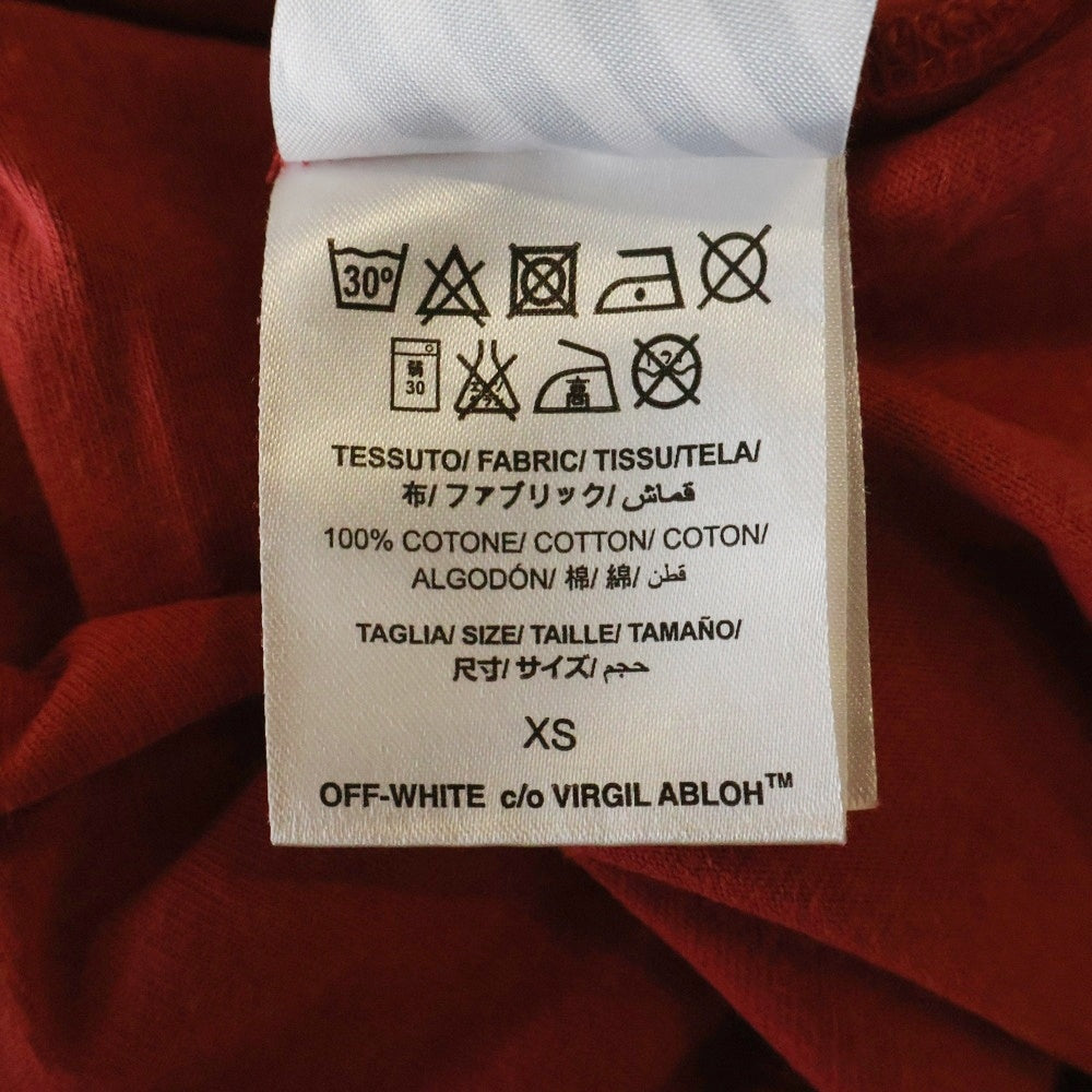 OFF-WHITE(オフホワイト) 17SS T-Shirt 半袖Tシャツ レッド