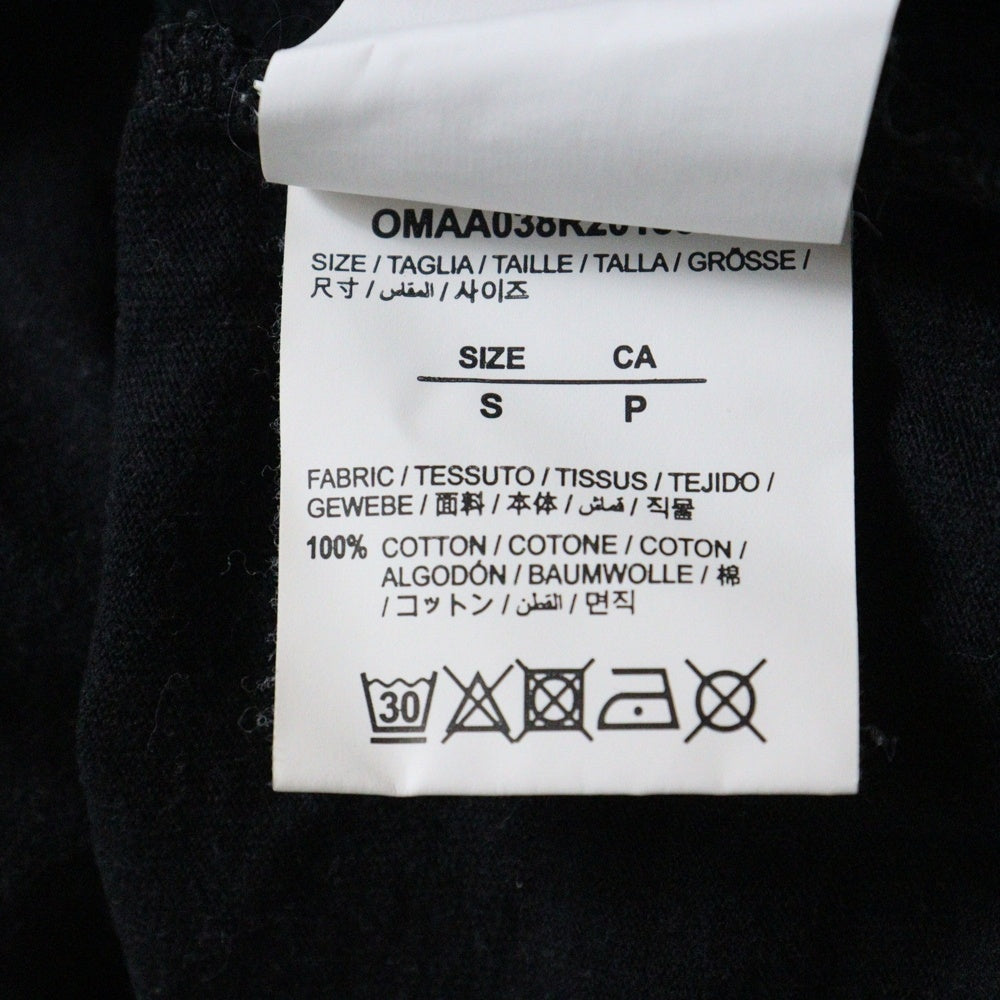 OFF-WHITE(オフホワイト) 20SS Tape Arrow Over T-Shirt オーバーサイズ半袖Tシャツ ブラック OMAA038R20185002