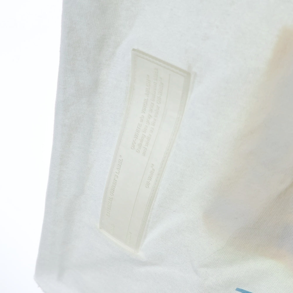 OFF-WHITE(オフホワイト) 18SS Temperature T-Shirt 七分丈 ラグランTシャツ ロンT ホワイト OMAB018S18185006