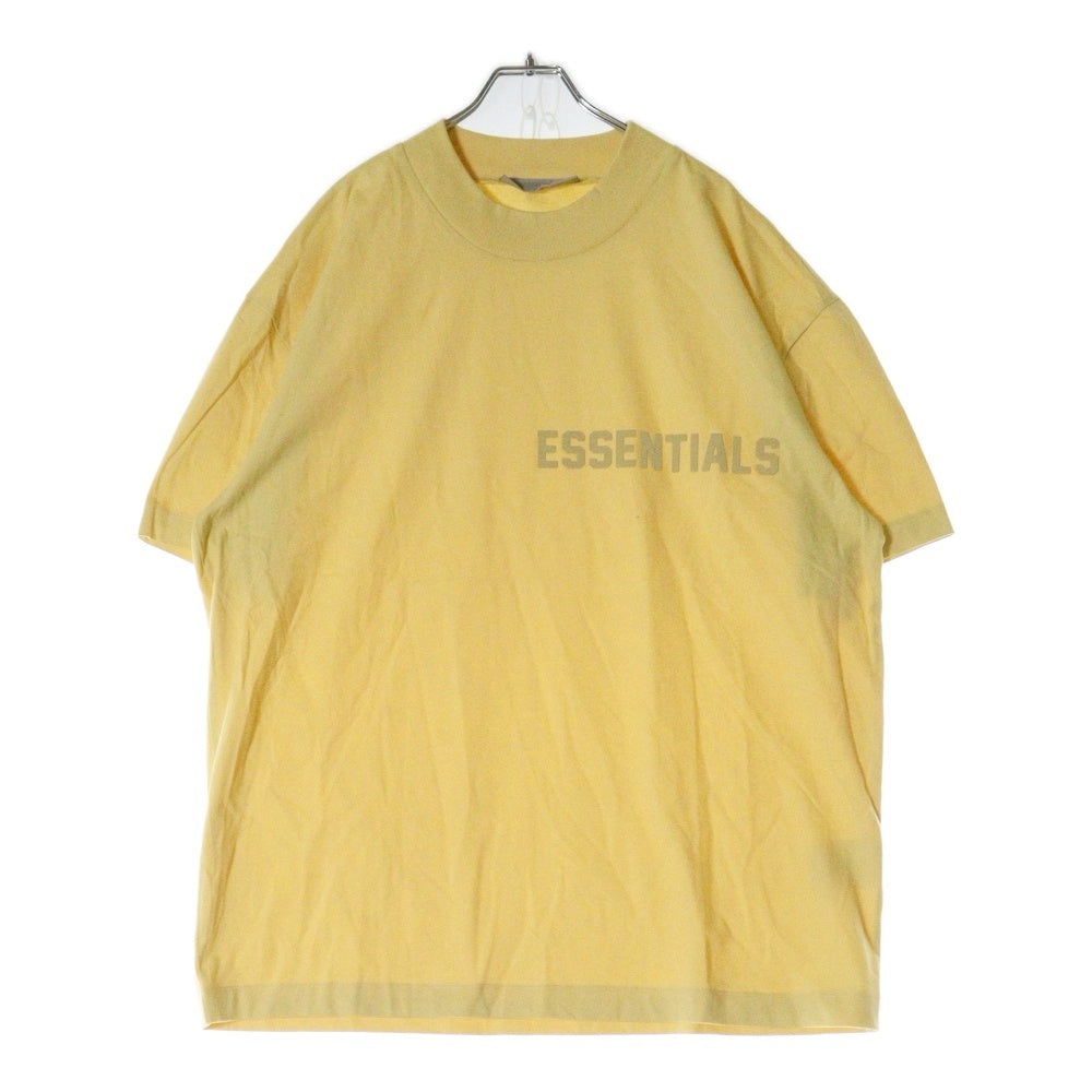 FEAR OF GOD ESSENTIALS(フィアオブゴッド エッセンシャルズ) S/S T-SHIRT ラバーロゴ 半袖Tシャツ イエロー