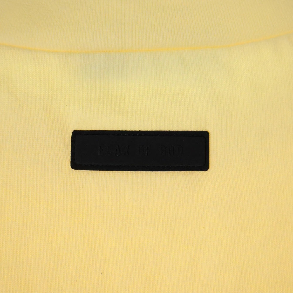 FEAR OF GOD ESSENTIALS(フィアオブゴッド エッセンシャルズ) S/S HEAVY T-SHIRT ラバーロゴ 半袖Tシャツ イエロー