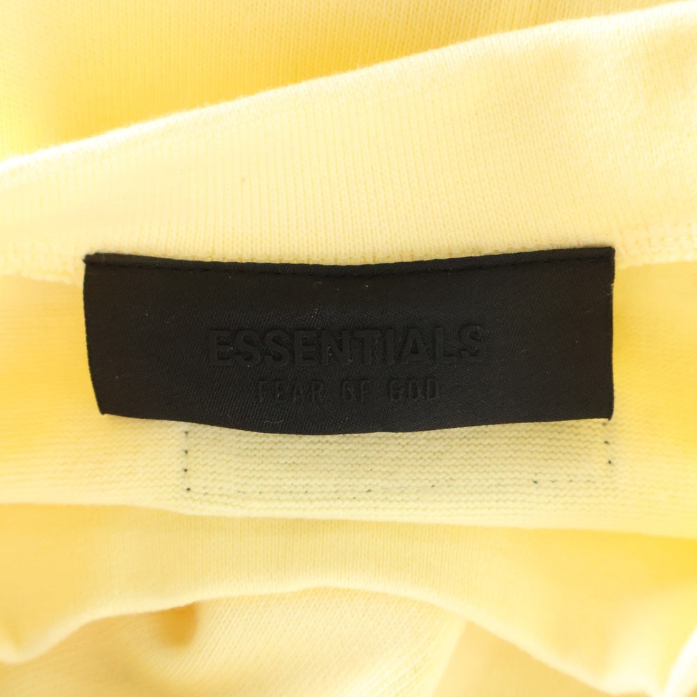 FEAR OF GOD ESSENTIALS(フィアオブゴッド エッセンシャルズ) S/S HEAVY T-SHIRT ラバーロゴ 半袖Tシャツ イエロー