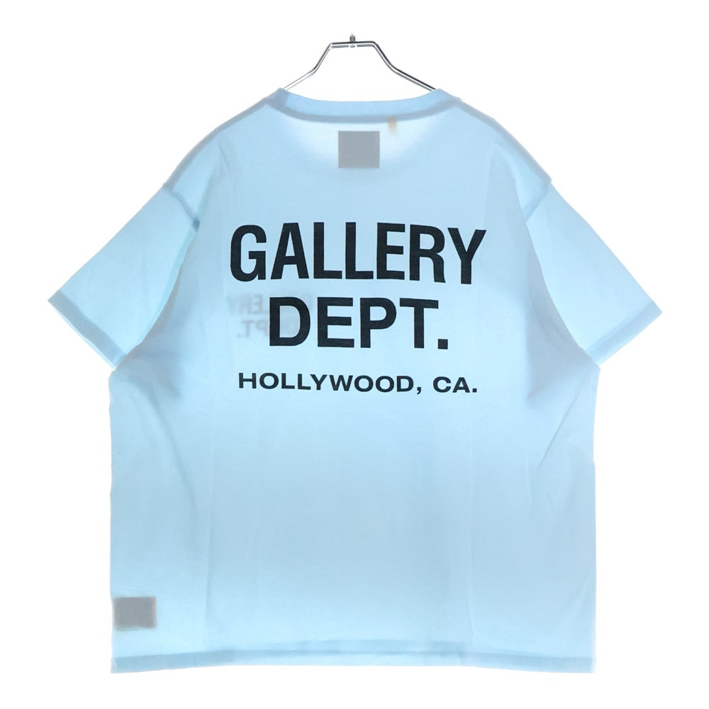 GALLERY DEPT.(ギャラリーデプト) Souvenir T-Shirt ロゴプリント半袖Tシャツ ブルー