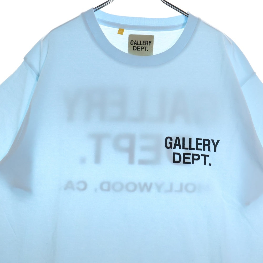 GALLERY DEPT.(ギャラリーデプト) Souvenir T-Shirt ロゴプリント半袖Tシャツ ブルー